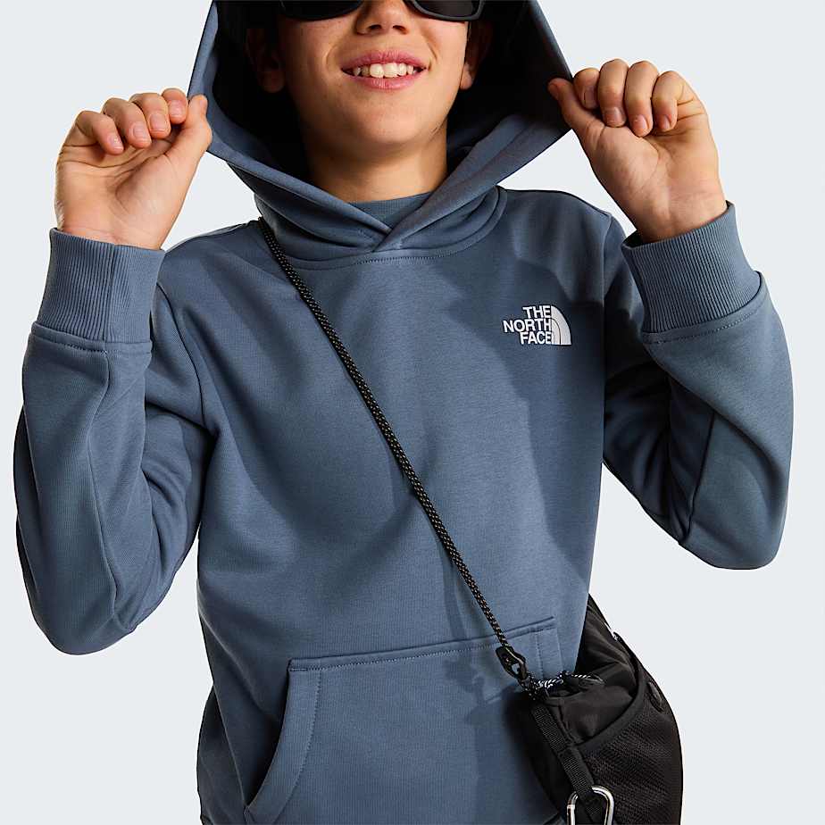 Sweat  capuche NSE Box pour enfant TNF Granite Grey ALT7