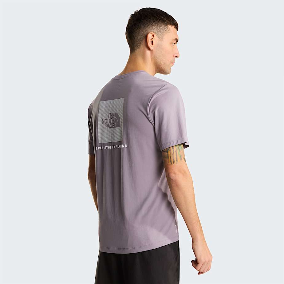 Mens NSE 247 Box TShirt TNF Transcendent Grey HERO