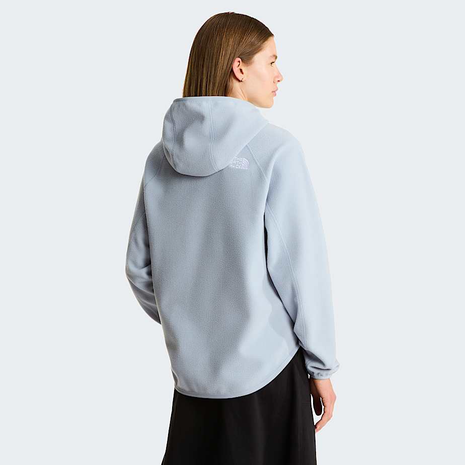 Womens Oxara Hooded Fleece TNF Frost Grey ALT3