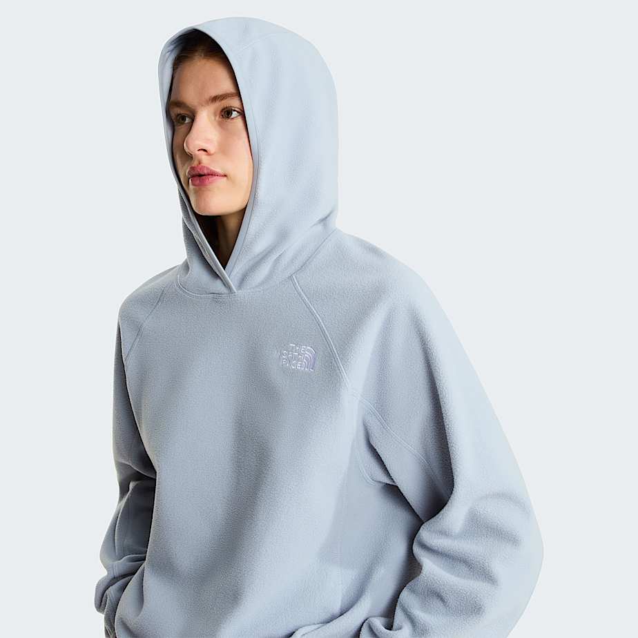 Womens Oxara Hooded Fleece TNF Frost Grey ALT4