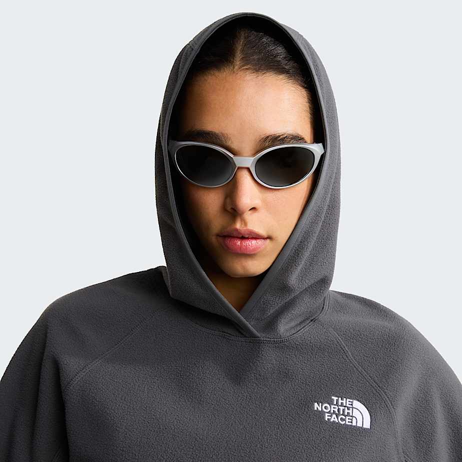 Oxarafleece met capuchon voor dames TNF Anthracite Grey ALT4