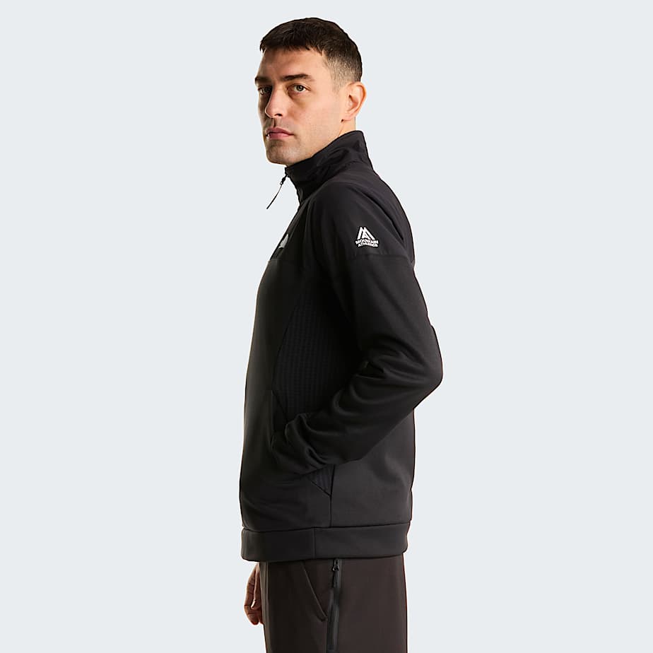 Mountain Athletics Fleecejacke mit 14langem RV fr Herren TNF TNF Black ALT2