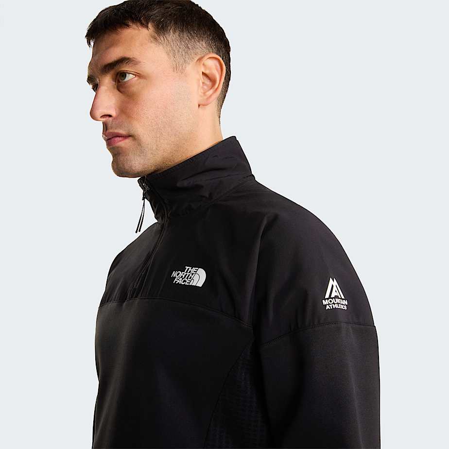 Mountain Athletics Fleecejacke mit 14langem RV fr Herren TNF TNF Black ALT4