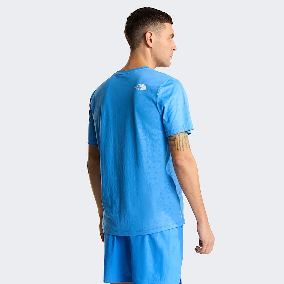 Mens 247 Pentadome Embossed Regular TShirt TNF Marina Blue ALT3