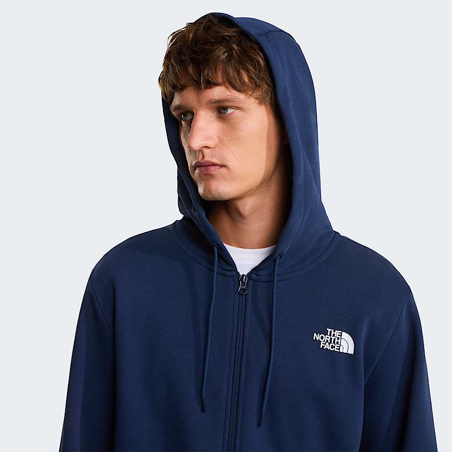 Mens Simple Dome Light Regular Hoodie TNF Summit Navy ALT5