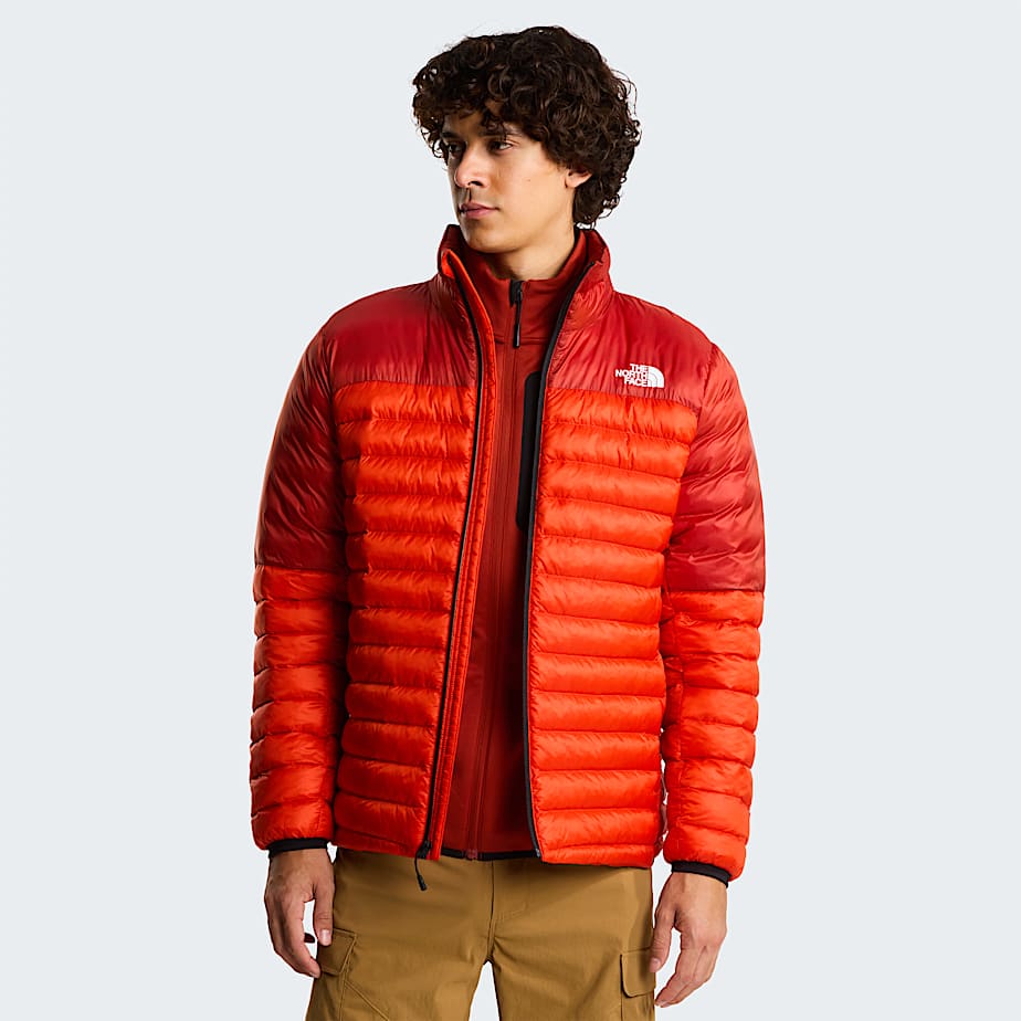Mens Terra Peak Jacket TNF Lava RedIron Clay ALT4