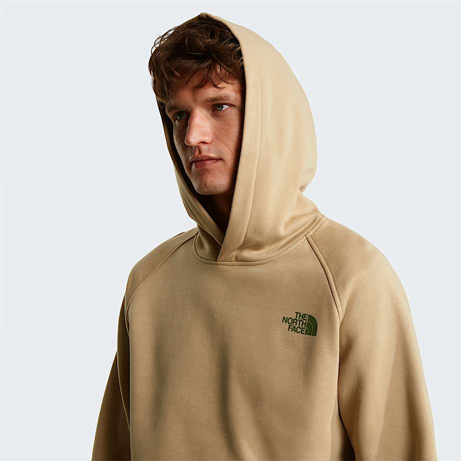 Mens Raglan NSE Box Hoodie TNF Khaki Stone ALT4