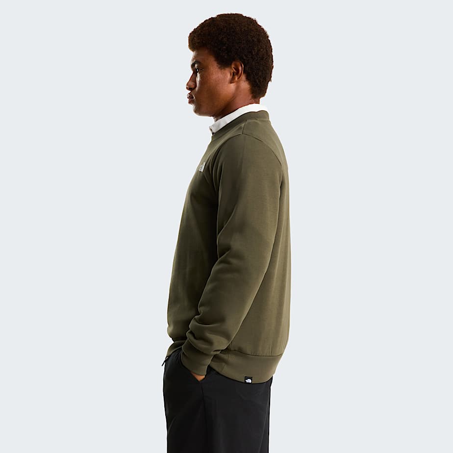 Felpa Simple Dome da uomo TNF New Taupe Green ALT2