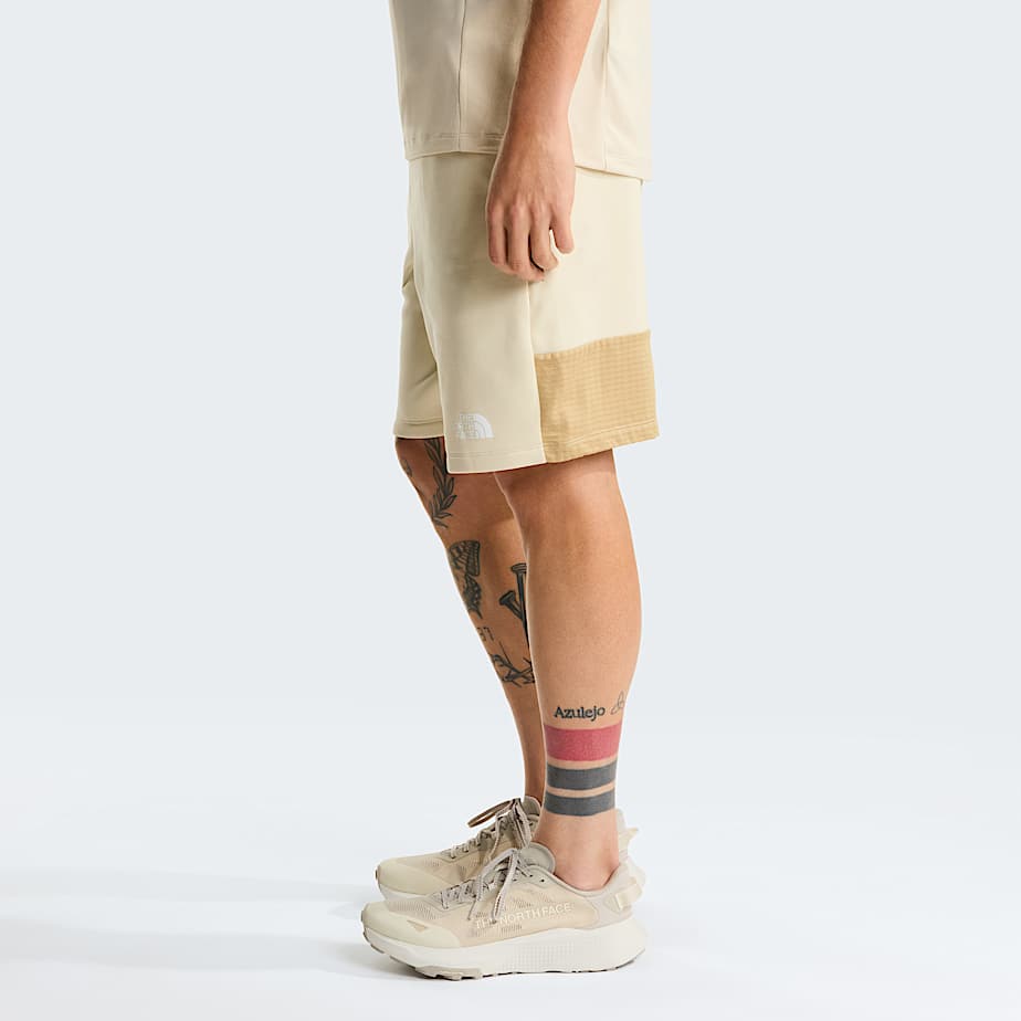 Mens Mountain Athletics Fleece Shorts TNF Desert Stone ALT2