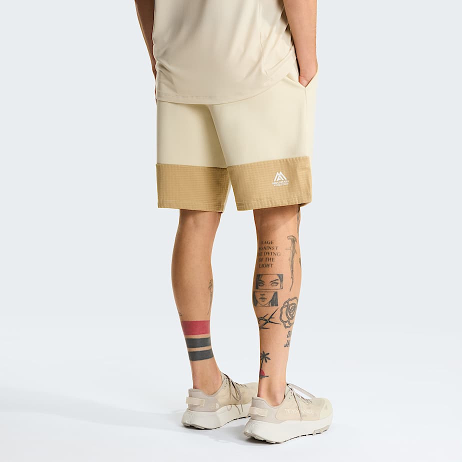 Mens Mountain Athletics Fleece Shorts TNF Desert Stone ALT3