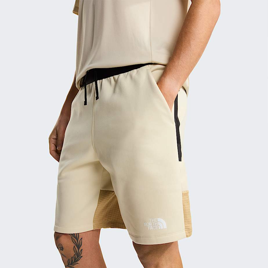 Mens Mountain Athletics Fleece Shorts TNF Desert Stone ALT4