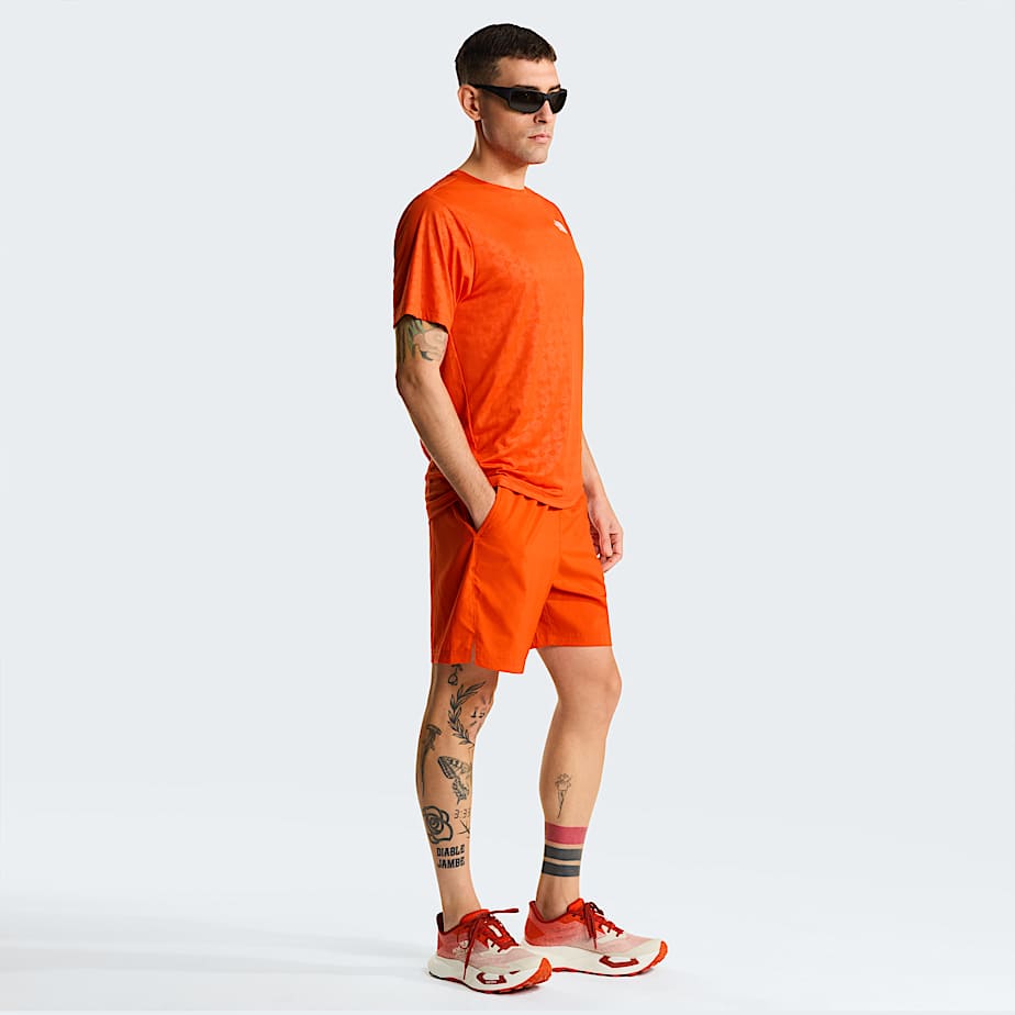 Mens 247 7 Shorts TNF Lava Red ALT1