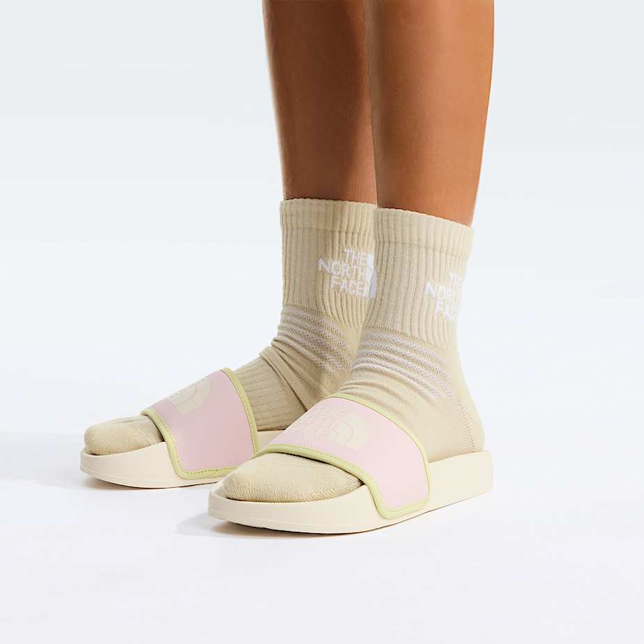 Teens Base Camp Slides III TNF White DunePale Blossom ALT4