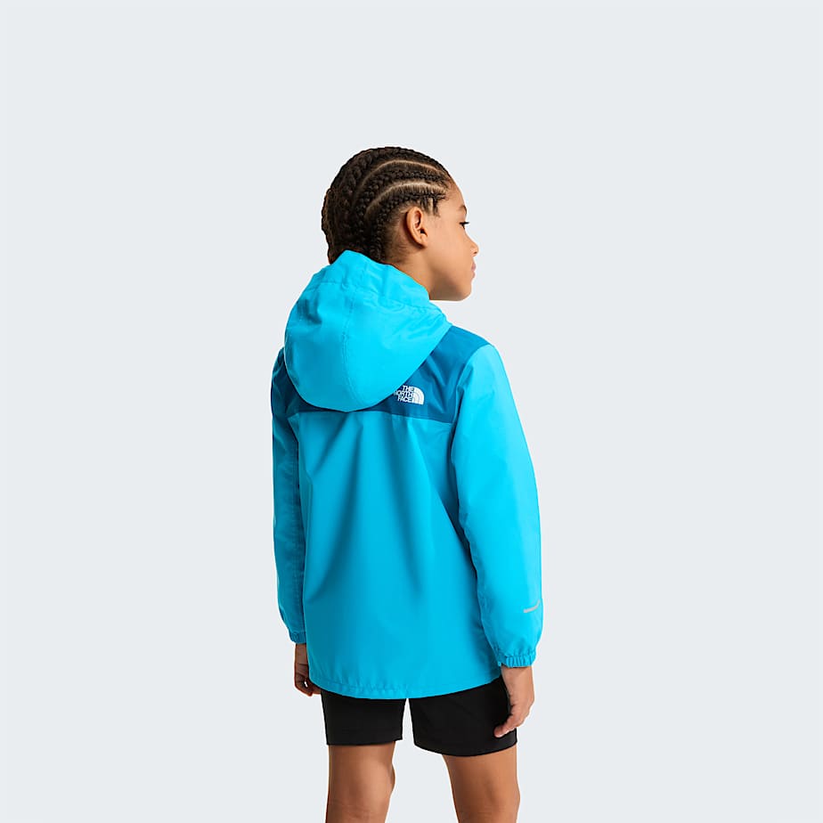 Kids Antora Rain Jacket TNF Meridian BlueDusk Blue ALT3