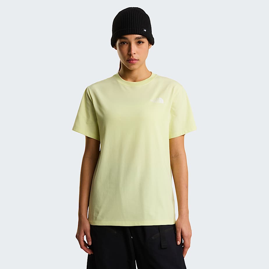 Womens Evolution NSE Box Relaxed TShirt TNF Lemon Mist ALT1