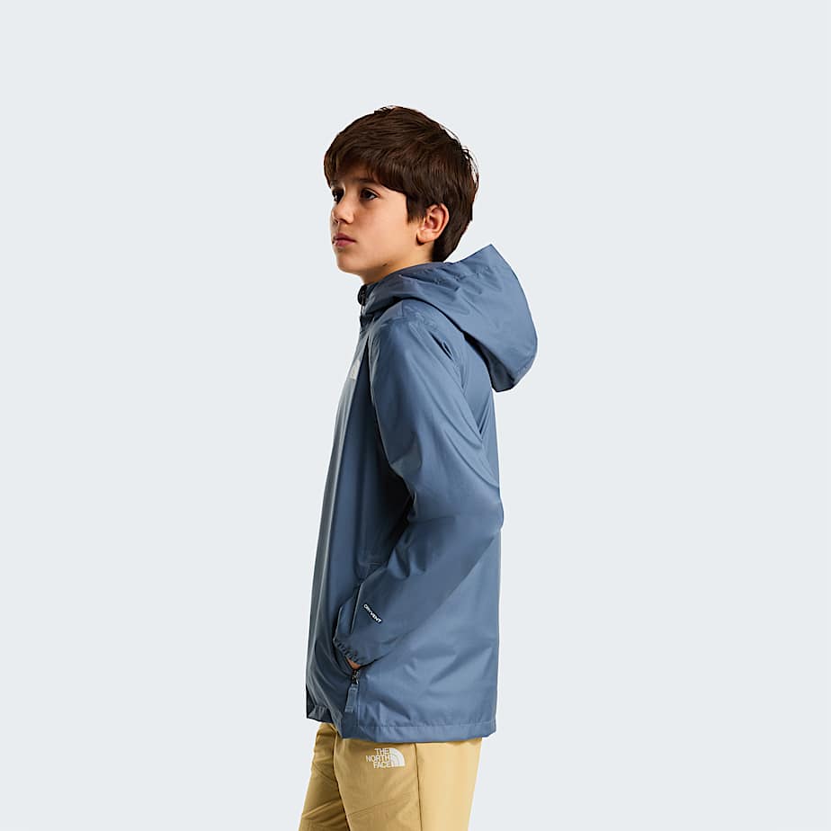 Teens Zipline Rain Jacket TNF Granite Grey ALT2
