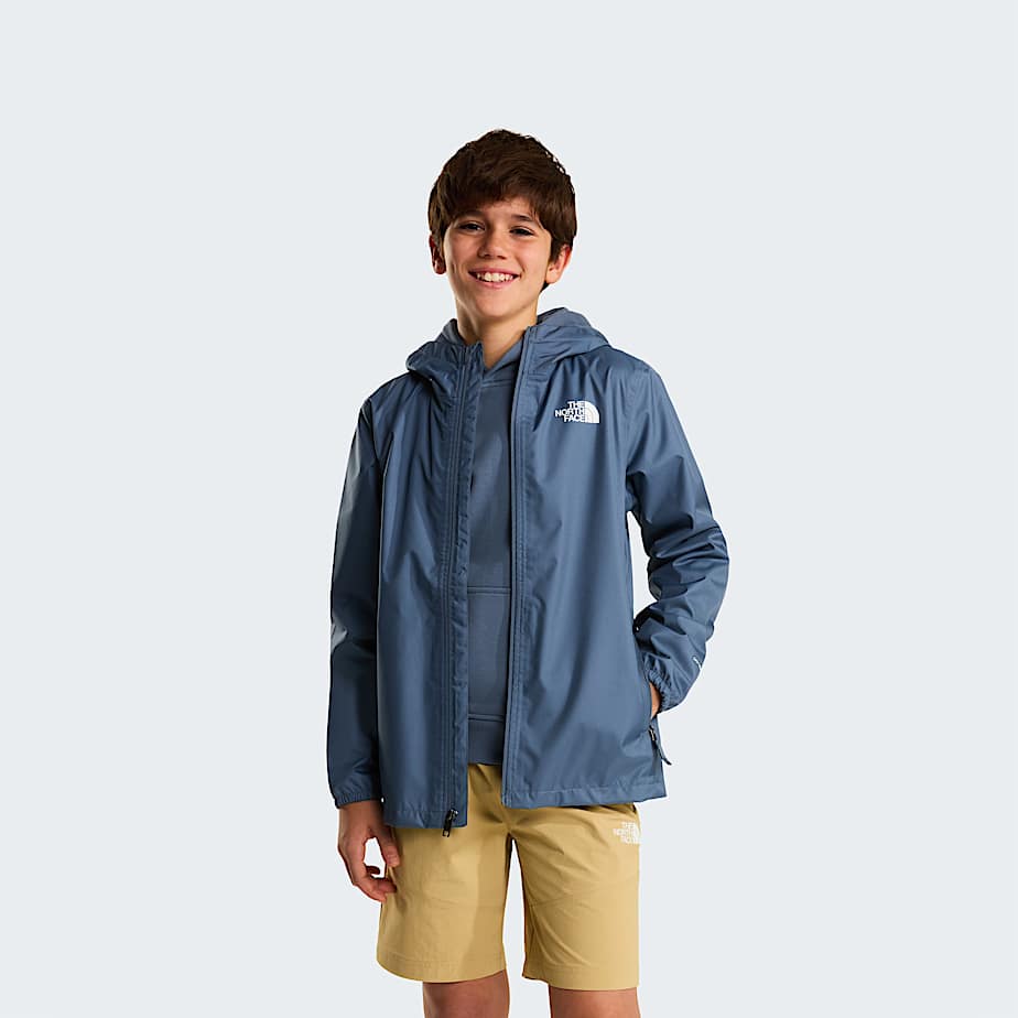 Teens Zipline Rain Jacket TNF Granite Grey ALT4