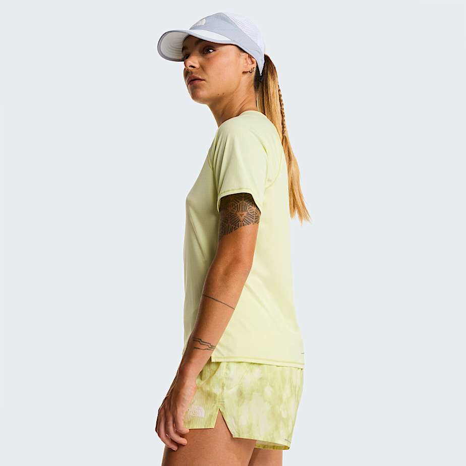 Womens Sunriser TShirt TNF Lemon Mist ALT2