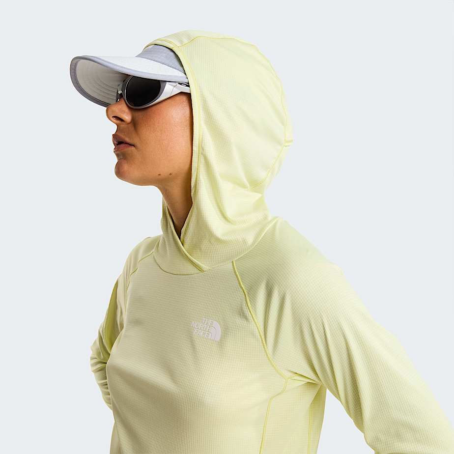 Womens Sunriser Hoodie TNF Lemon Mist ALT4