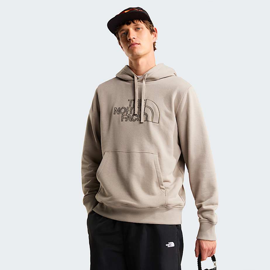 Mens Drew Peak Light Hoodie TNF Stone SlabNew Taupe Green ALT3
