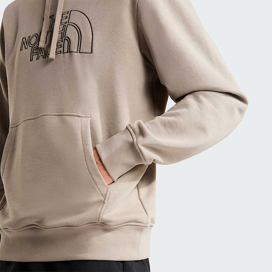 Mens Drew Peak Light Hoodie TNF Stone SlabNew Taupe Green ALT5