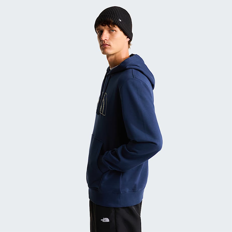 Mens Drew Peak Light Hoodie TNF Summit NavyDesert Stone ALT2