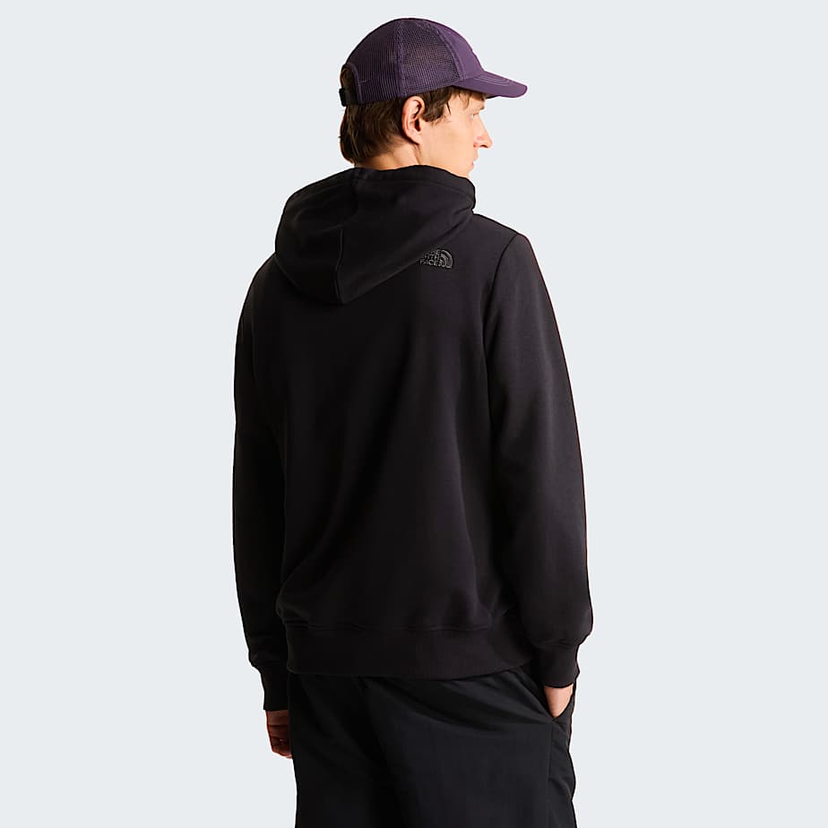 Mens Drew Peak Light Hoodie TNF TNF BlackAnthracite Grey ALT3