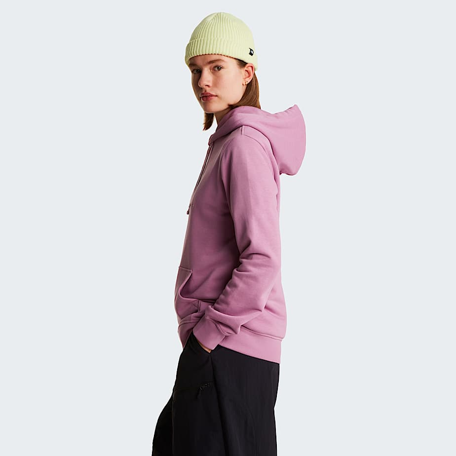 Drew Peak Lighthoodie voor dames TNF Hushed LavenderMetal Pink ALT2
