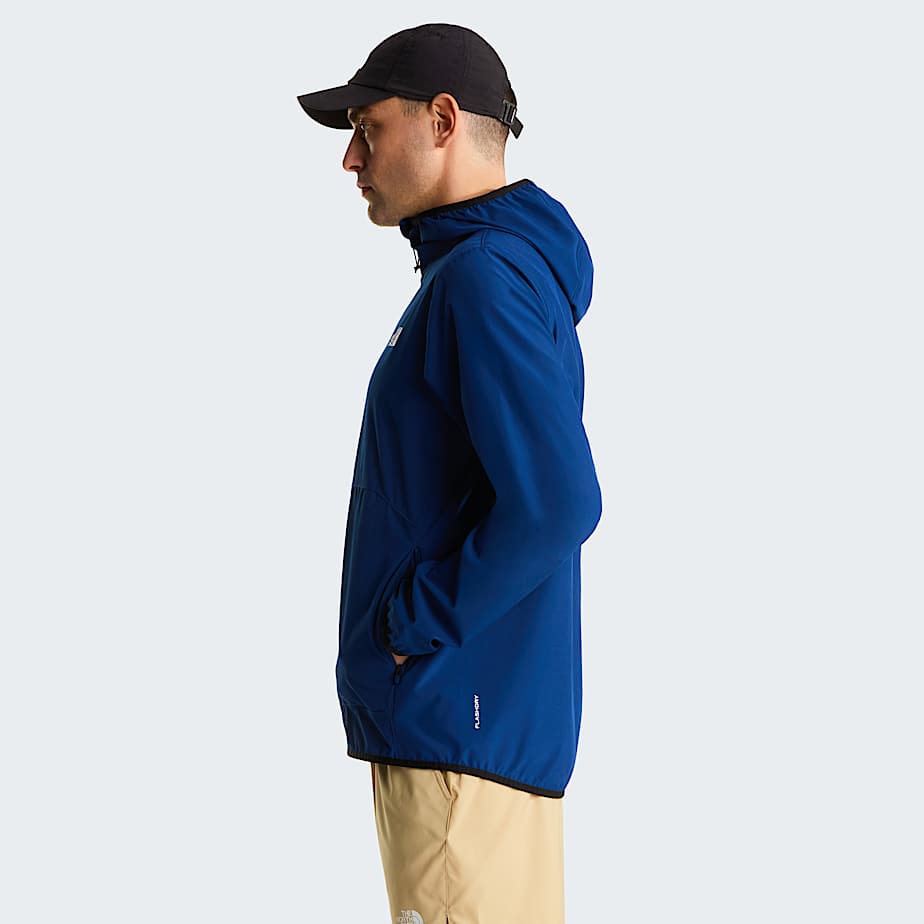 Mens 247 Woven Hooded Jacket TNF Estate Blue ALT2