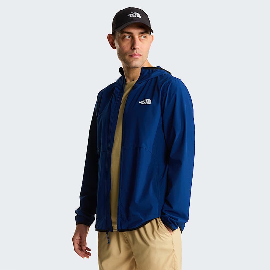 Mens 247 Woven Hooded Jacket TNF Estate Blue ALT4