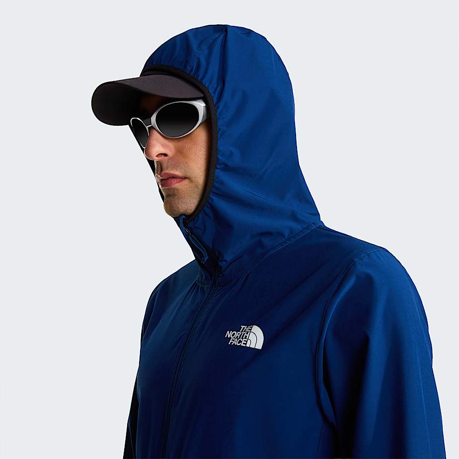 Mens 247 Woven Hooded Jacket TNF Estate Blue ALT5