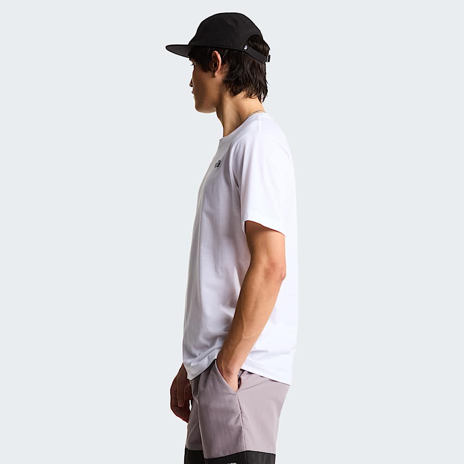 Mens Evolution Simple Dome Regular TShirt TNF TNF White ALT2