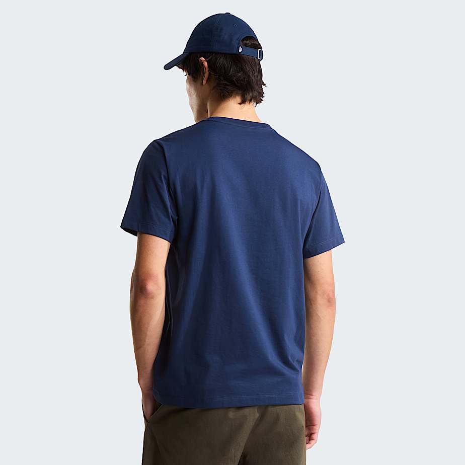 Mens Evolution Simple Dome Regular TShirt TNF Summit Navy ALT3