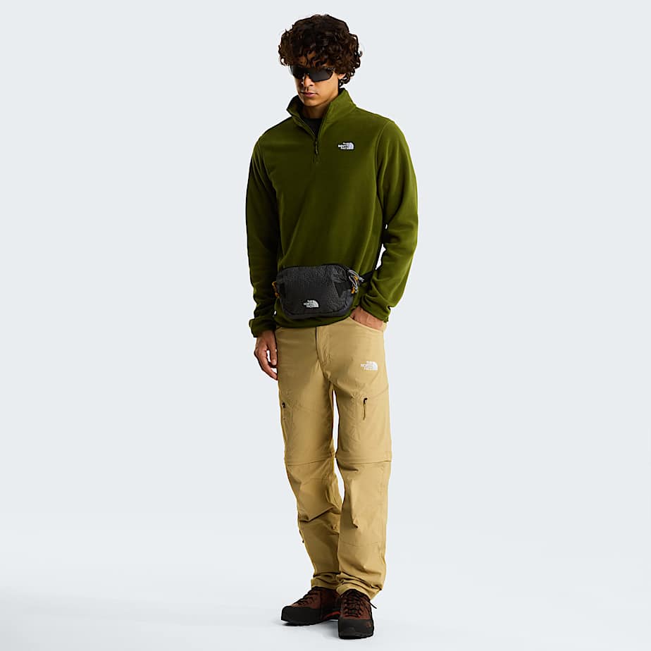 Pile Glacier con cerniera a 14 da uomo TNF Woodland Green ALT1