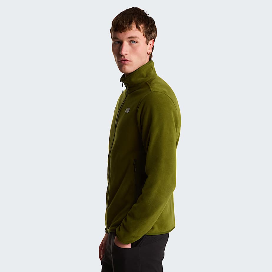 Glacier Fleece mit durchgehendem RV fr Herren TNF Woodland Green ALT2