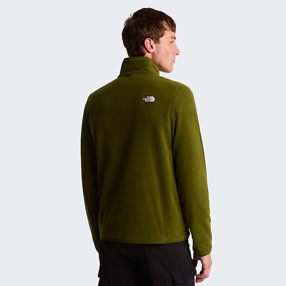 Glacier Fleece mit durchgehendem RV fr Herren TNF Woodland Green ALT3