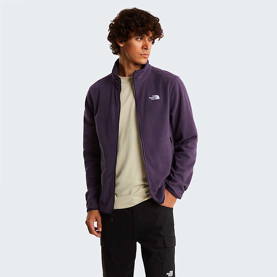Glacier Fleece mit durchgehendem RV fr Herren TNF Endless Dusk ALT4