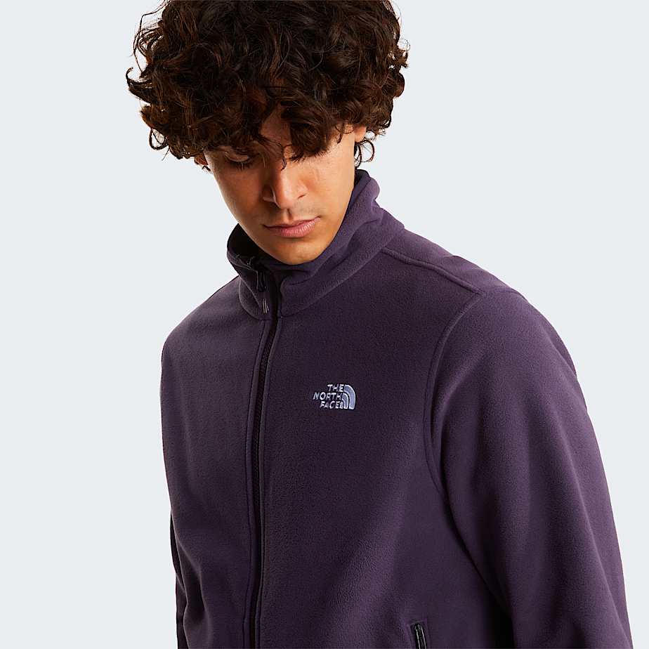 Glacier Fleece mit durchgehendem RV fr Herren TNF Endless Dusk ALT5