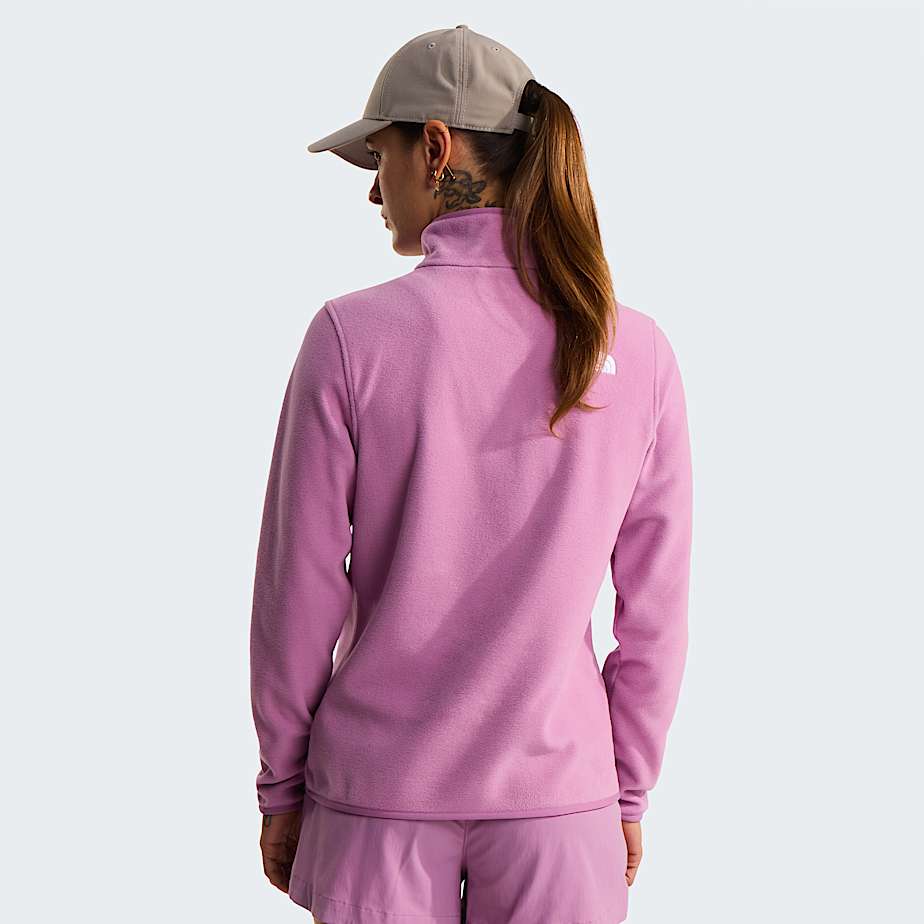 Womens Glacier 14 Zip Fleece TNF Hushed Lavender ALT3