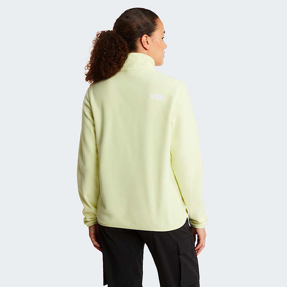 Womens Glacier 14 Zip Fleece TNF Lemon Mist ALT3