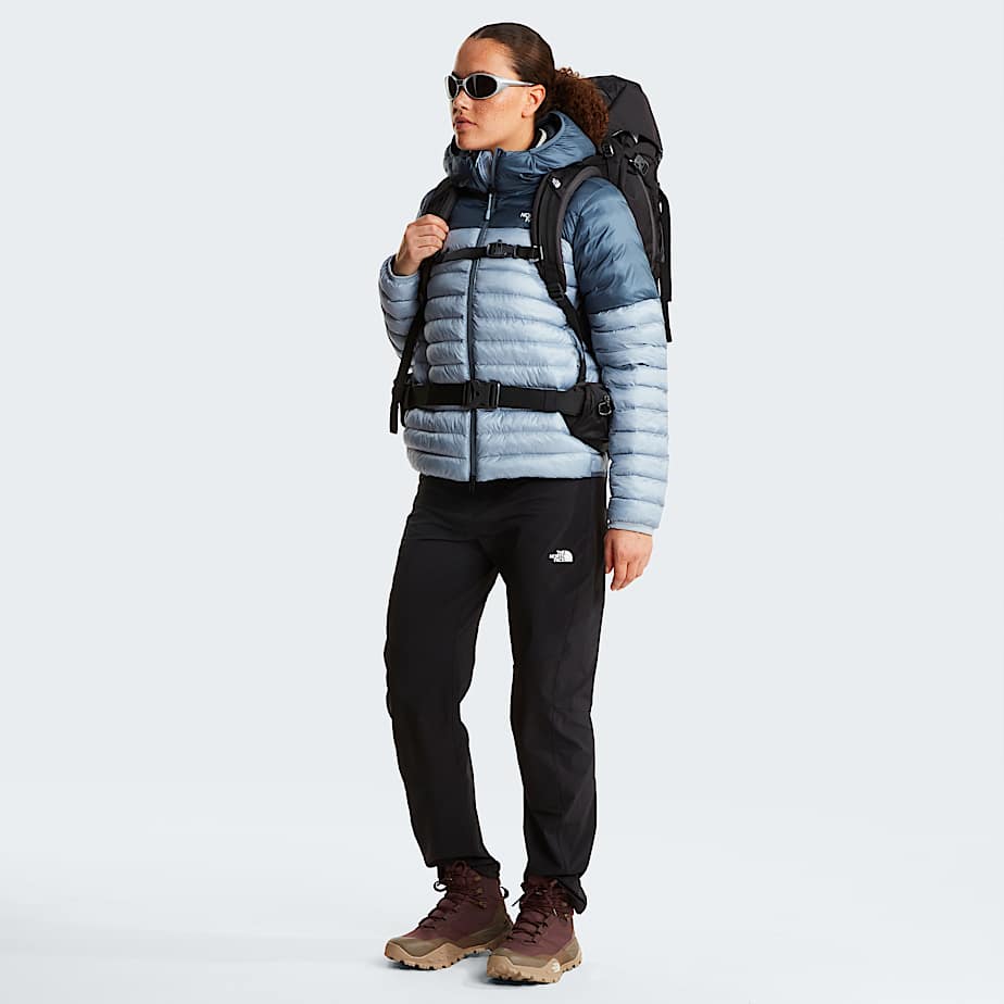 Giacca con cappuccio Terra Peak da donna TNF Frost GreyGranite Grey ALT1