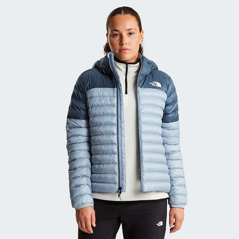 Giacca con cappuccio Terra Peak da donna TNF Frost GreyGranite Grey ALT4