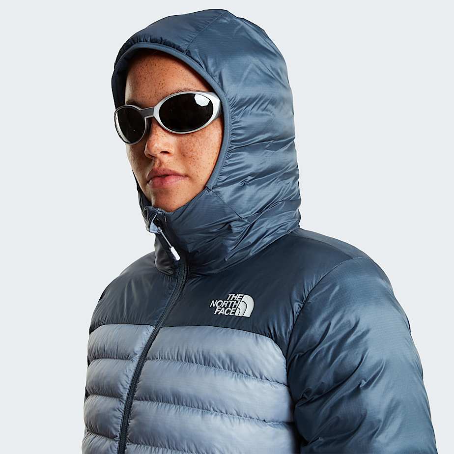 Giacca con cappuccio Terra Peak da donna TNF Frost GreyGranite Grey ALT5