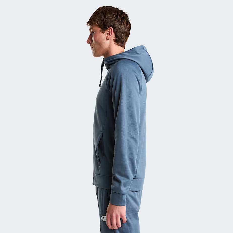 Mens Reaxion 20 FullZip Hooded Jacket TNF Granite Grey Dark Heather ALT2