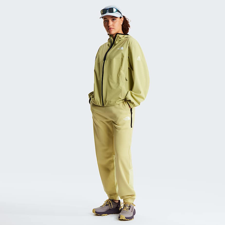 Womens Mountain Athletics Rainlit Hooded Jacket TNF Pear ALT1