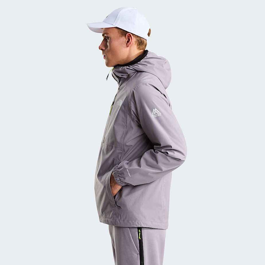 Mens Mountain Athletics Rainlit Hooded Jacket TNF Transcendent Grey ALT2