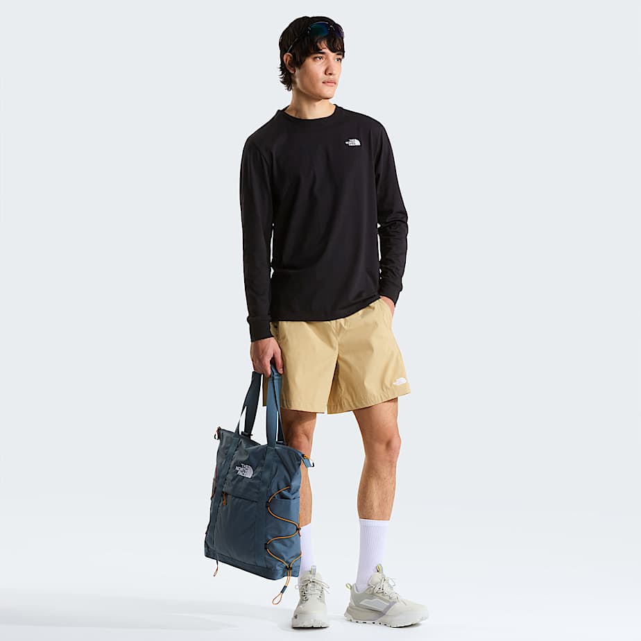 Mens Evolution Simple Dome Regular LongSleeve TShirt TNF TNF Black ALT1