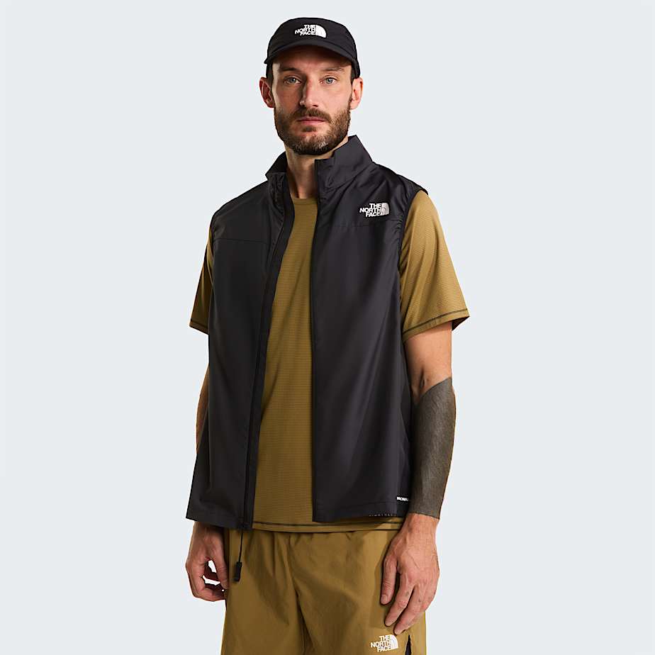 Mens Fontanales Wind Gilet TNF TNF Black ALT4