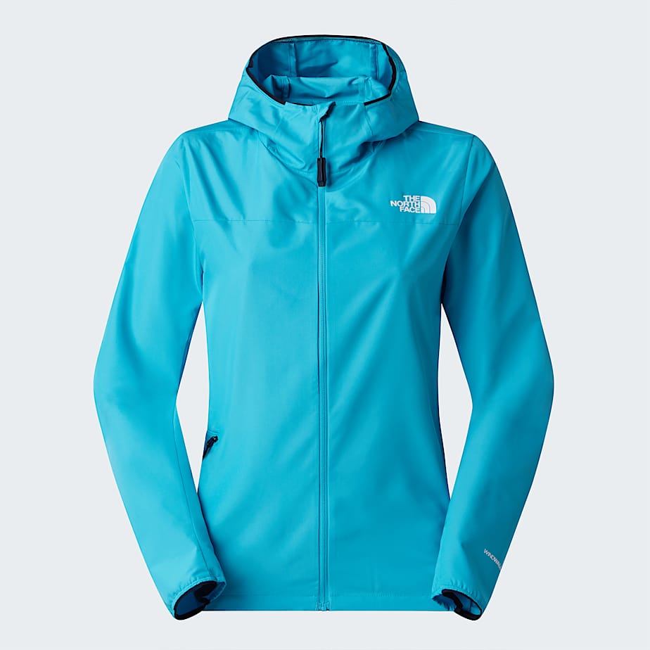 Womens Fontanales Wind Jacket TNF River Ice ALT20