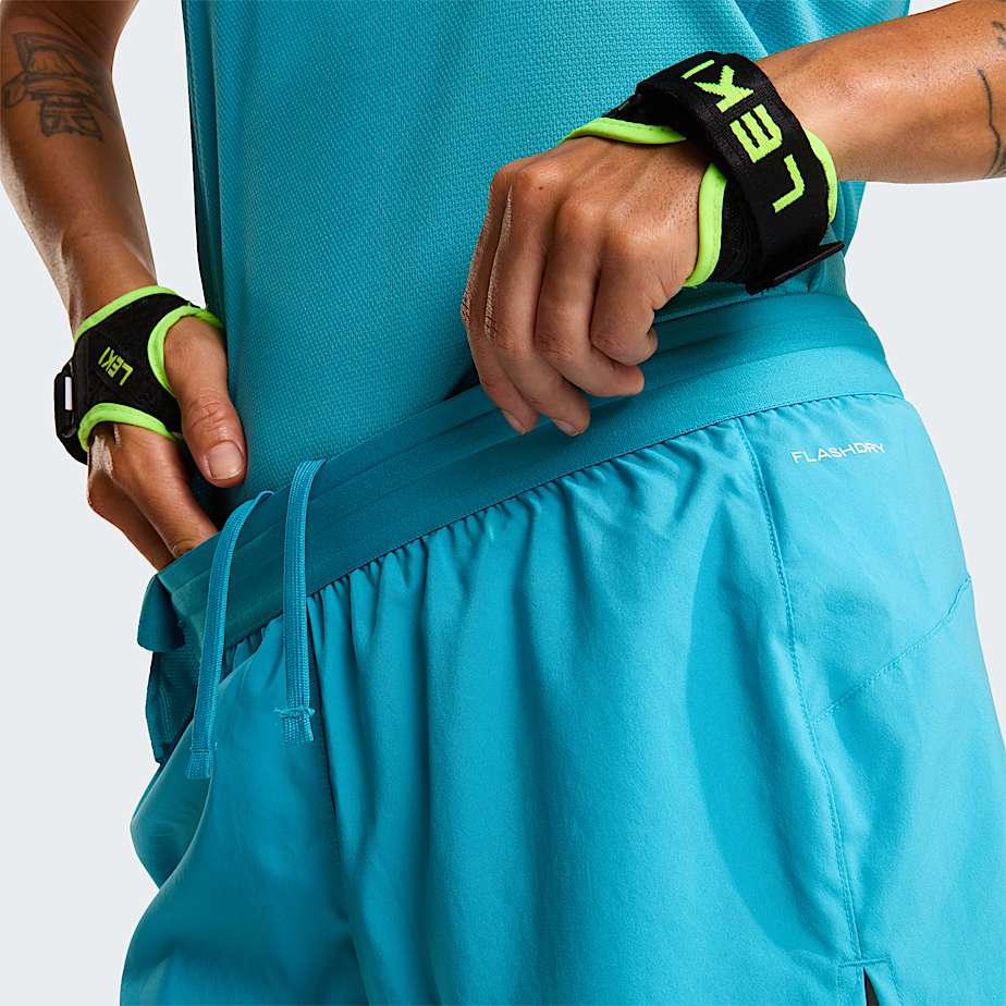 Womens Lightbright 4 Shorts TNF River Ice ALT4